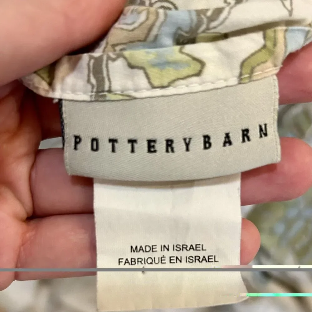 Pottery Barn Brigitte Jacobean Full Queen Duvet Cover and 2 Pillowcases Sham